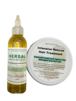 BUNDLE: Intensive Rescue Hair Treatment & Herbal Hair Stimulator