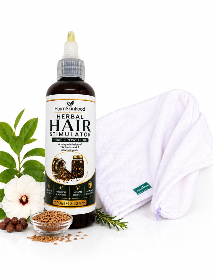 BUNDLE: Herbal Hair Stimulator & Hair Wrap