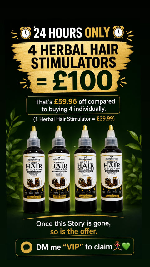 SECRET 24 HR OFFER 🔥 4 Herbal Hair Stimulators
